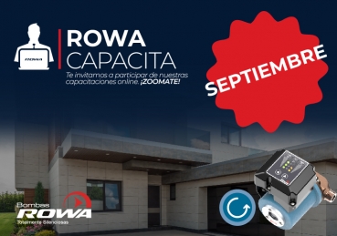 ROWA CAPACITA / SEPTIEMBRE