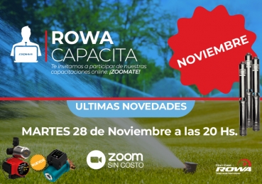 ROWA CAPACITA / NOVIEMBRE